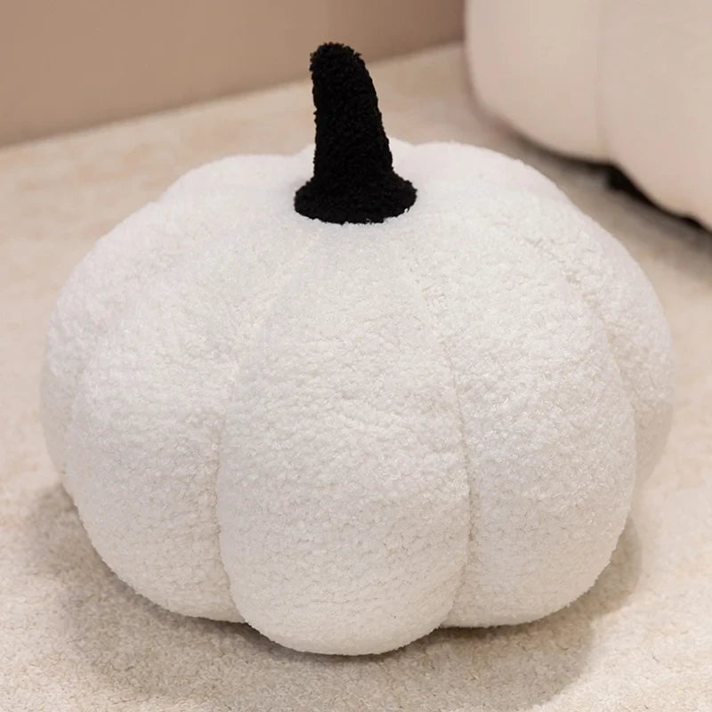 Fluffy Wave Point Pumpkin Plush Pillow